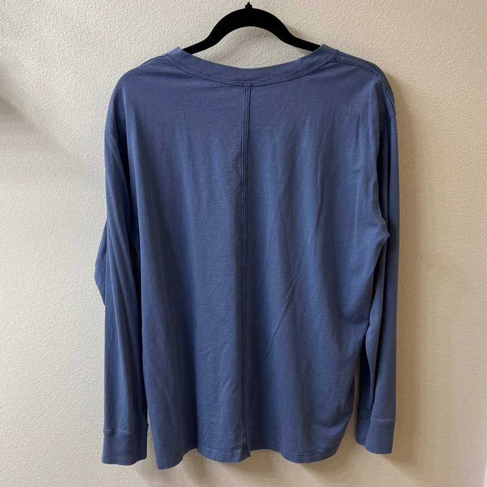 lululemon athletica Long Sleeve Tee in Slate Blue - Picture 3 of 4